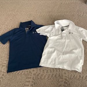 2 under armor collared shirts